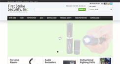 Desktop Screenshot of firststrikesecurity.com